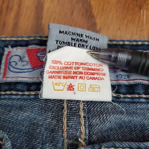 VTG Silver Jeans Co. womens Denim Straight Leg Jeans 29/34 Made In Canada Y2K - Picture 6 of 16